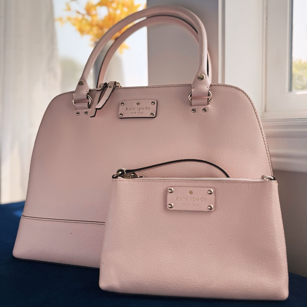 Kate Spade Pink Handbag Set